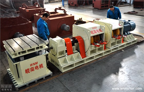 皖南電機成功設計制造大扭轉高轉速制動器動態(tài)試驗臺 皖南電機成功設計制造大扭轉高轉速制動器動態(tài)試驗臺